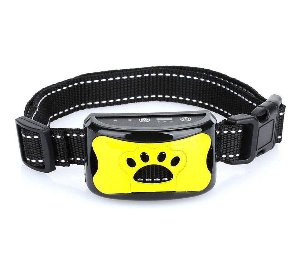 Anti-Bark Dog Collar Pet Reboo Store Yellow 
